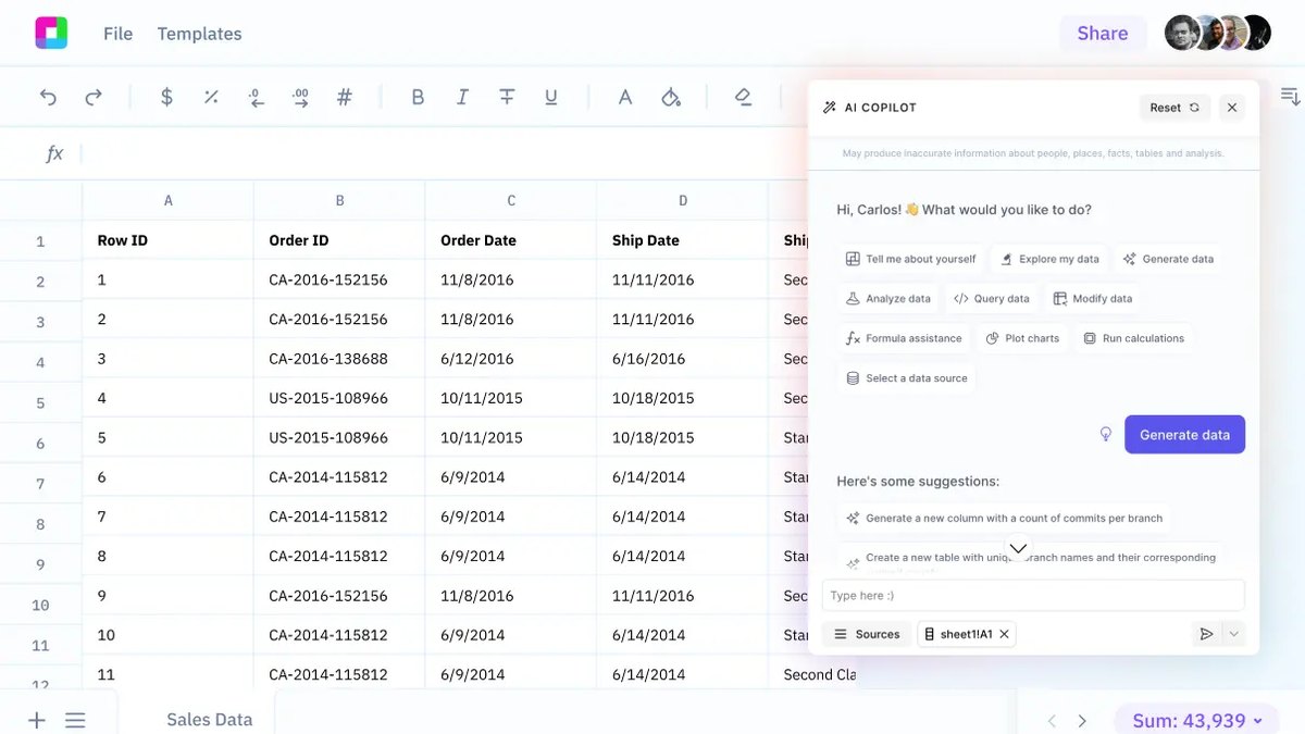 Sourcetable