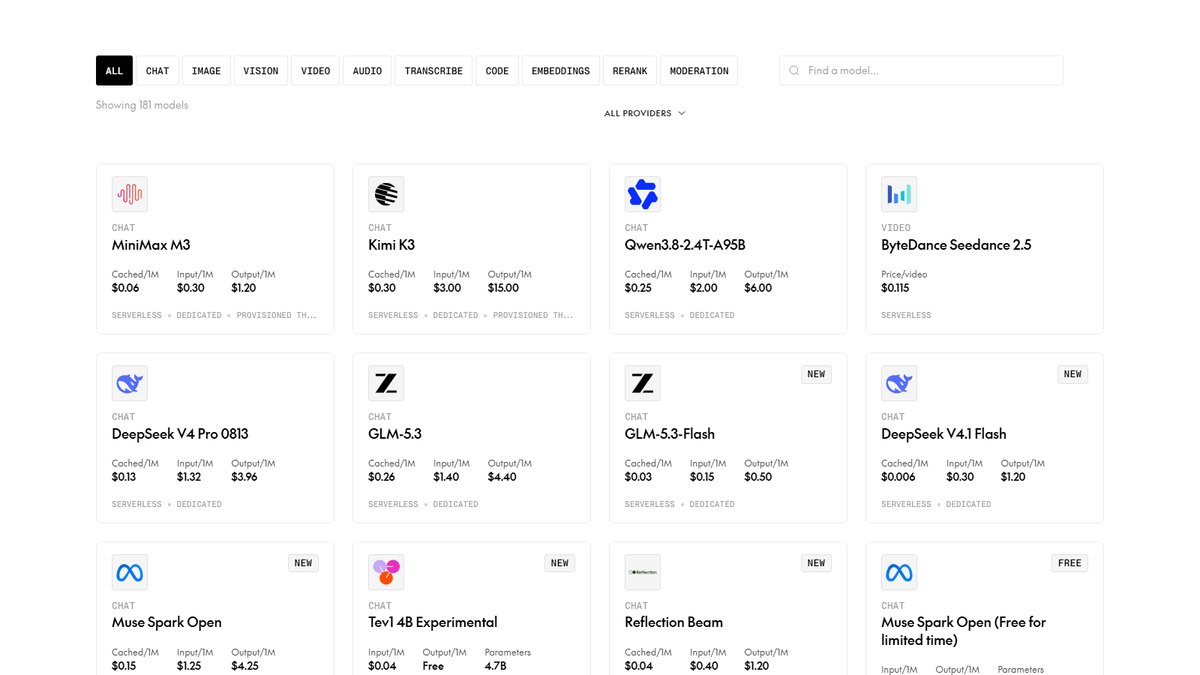 Together AI Model Library