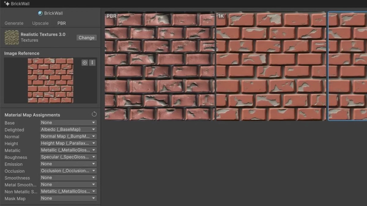 Unity AI Material Generator