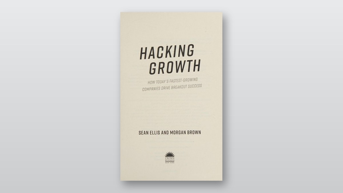 Cover of Hacking Growth