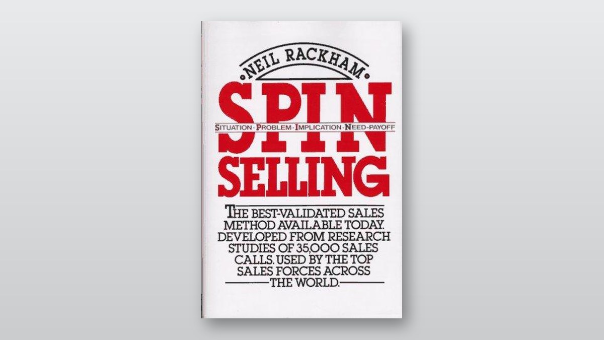 Cover of SPIN Selling by Neil Rackham
