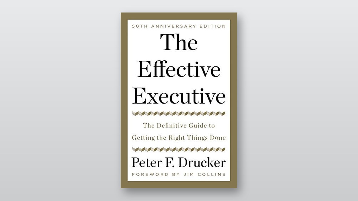 Cover of The Effective Executive by Peter F. Drucker