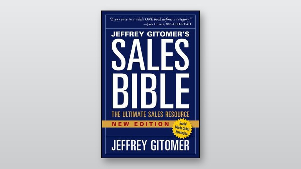 Cover of The Sales Bible by Jeffrey Gitomer