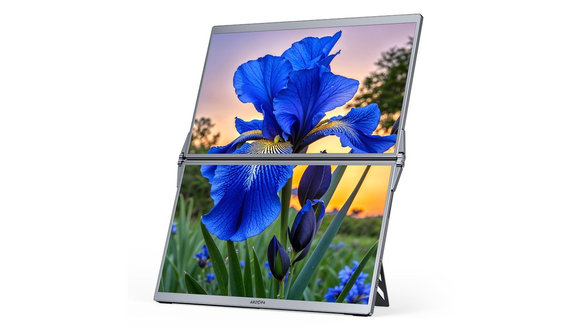 Arzopa E1 Dual-Screen Portable Monitor