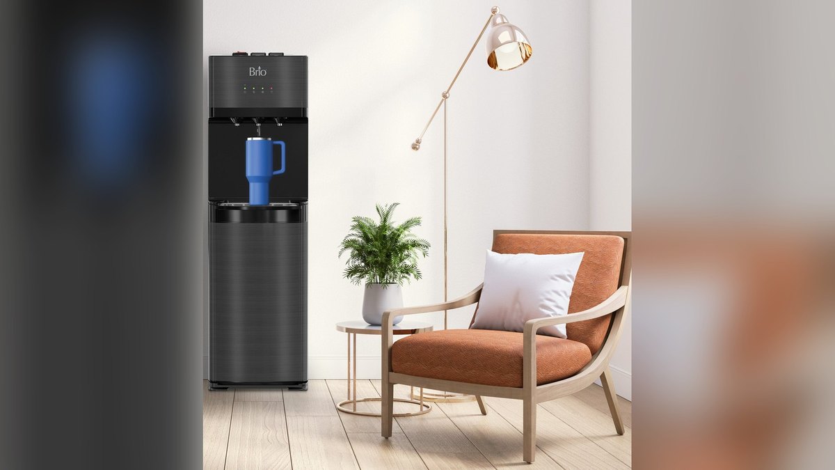 Brio 520 Black Stainless Bottom Load Water Cooler