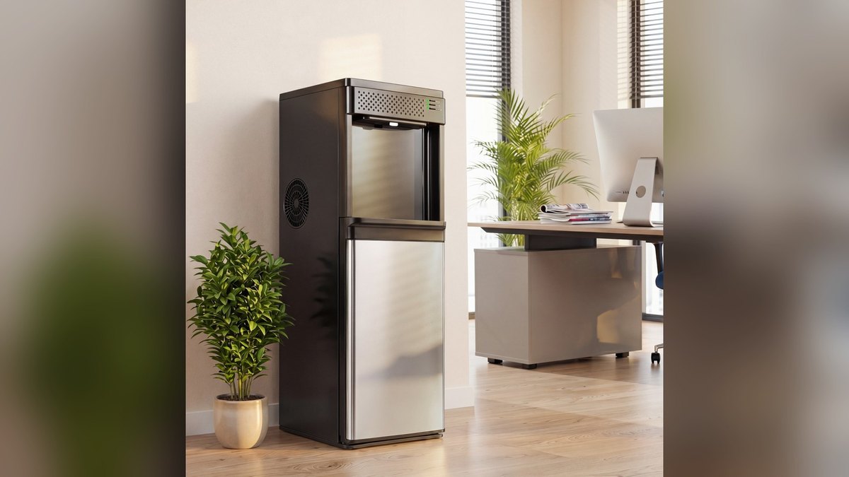 Costway 3-in-1 Bottom Loading Water Cooler with Ice Maker