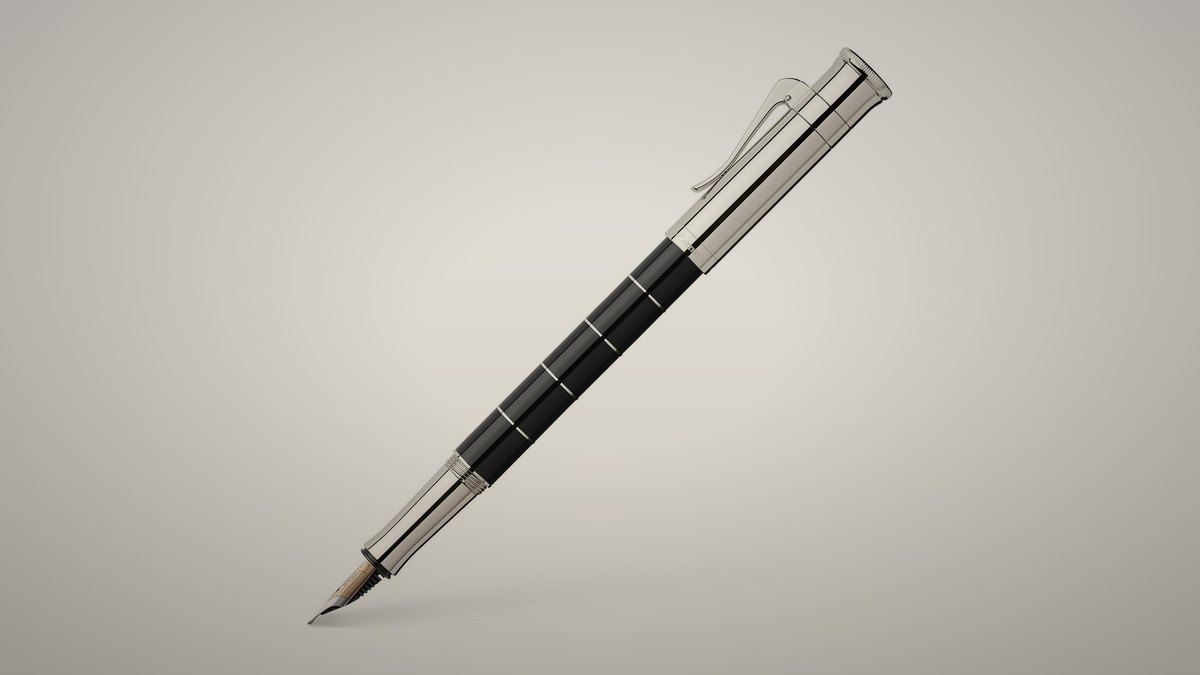 Graf von Faber-Castell Classic Anello Black Fountain Pen