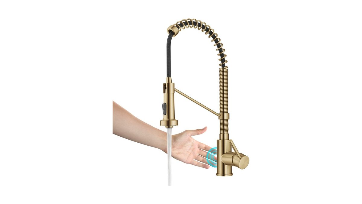 Kraus Bolden KSF-1610BB Touchless Sensor Kitchen Faucet