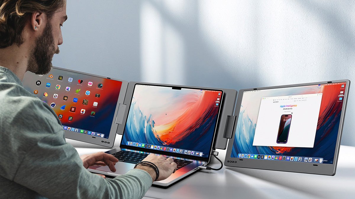 KYY X90D Triple Portable Monitor