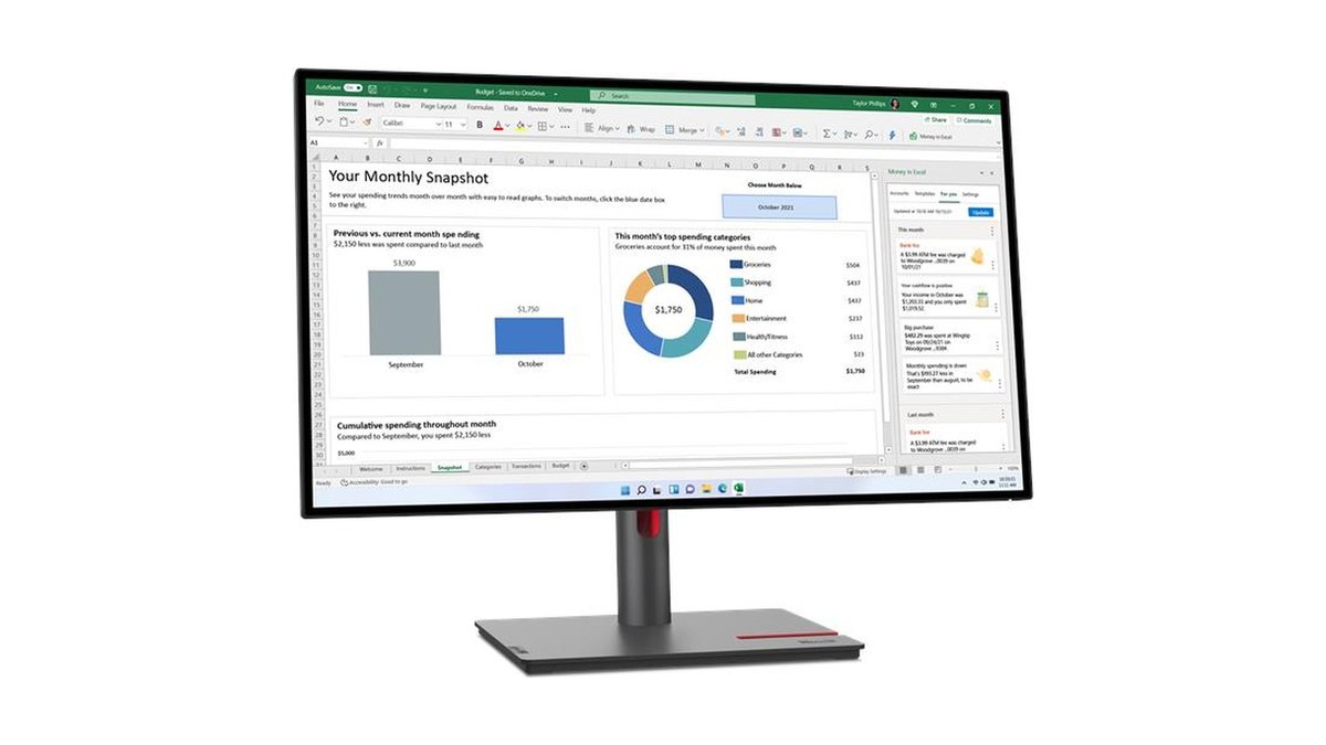 Lenovo ThinkVision P27h-30 27-inch QHD Monitor