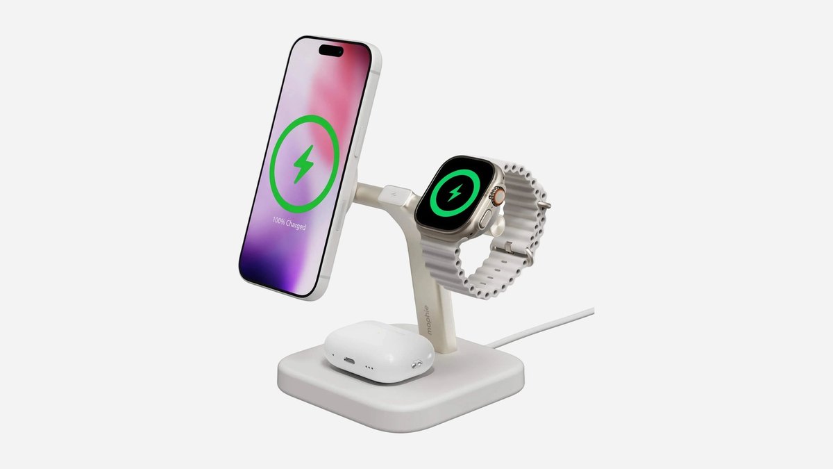 mophie 3-in-1 Wireless Charging Stand