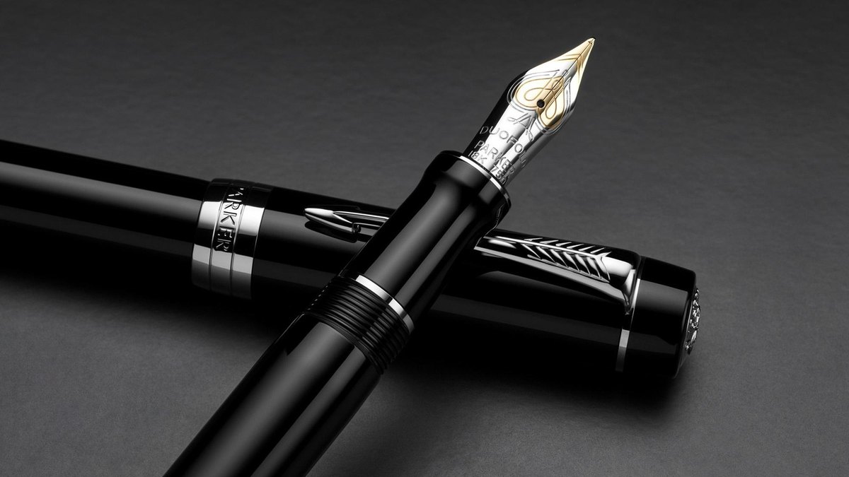 Parker Duofold Classic Black Fountain Pen