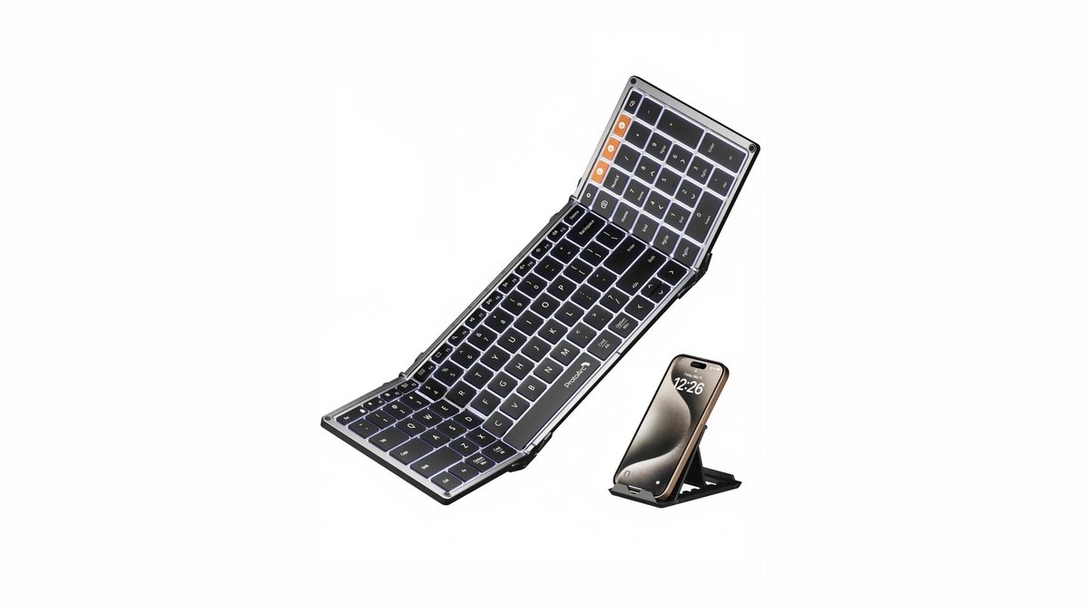 ProtoArc XK01 Plus Backlit Foldable Keyboard