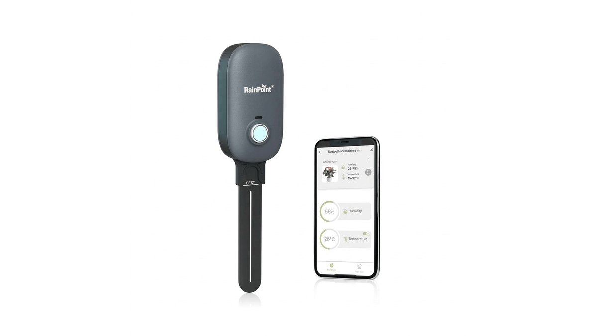 RainPoint Bluetooth Soil Moisture & Temp Meter