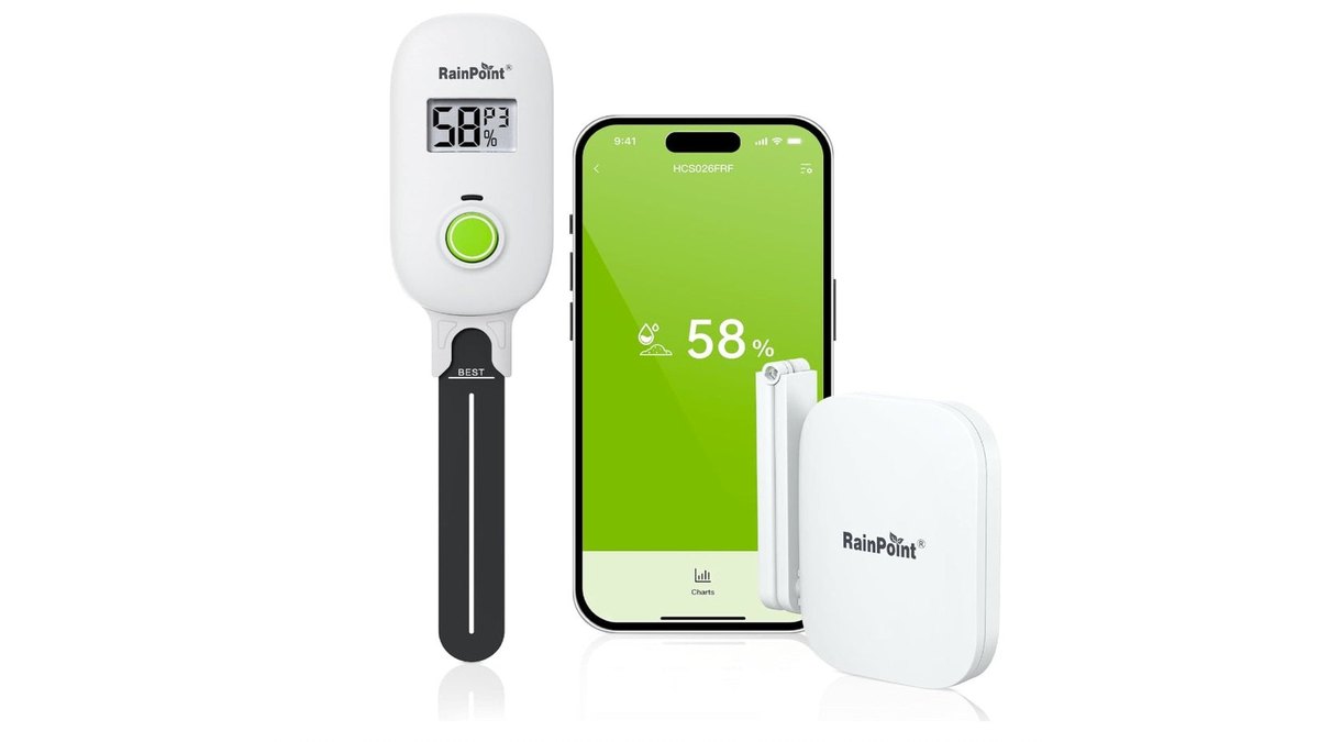 RainPoint Smart Soil Moisture Meter WiFi Hub Kit