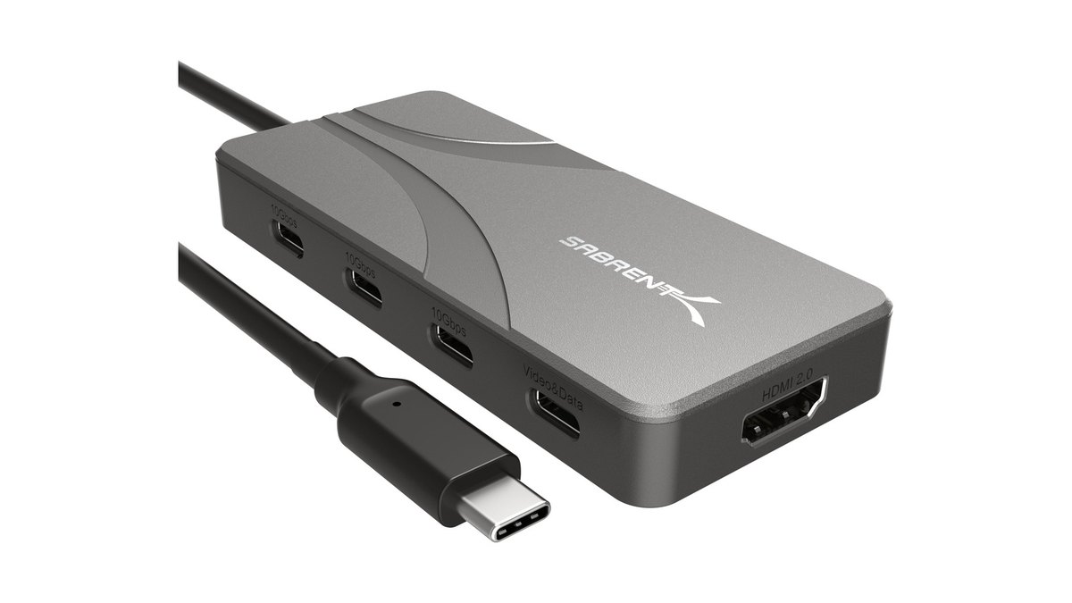 Sabrent OMNIPORT 7D USB-C Dock (Dual 4K HDMI, 100W PD)