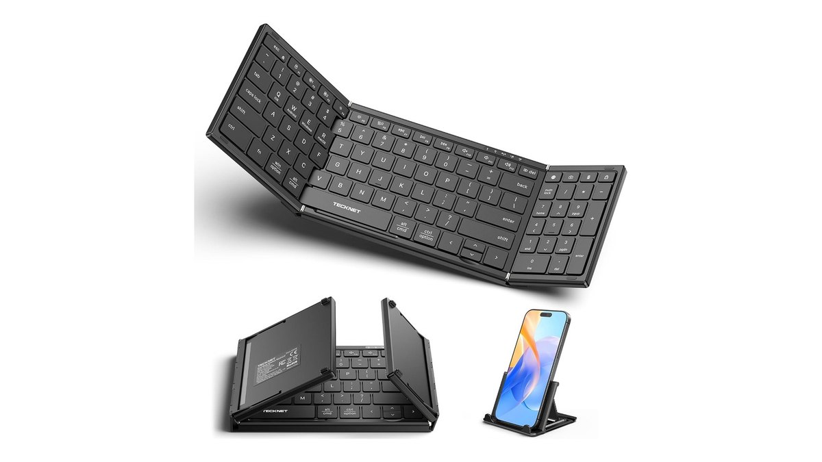 TECKNET Foldable Keyboard with Number Pad (99-key)