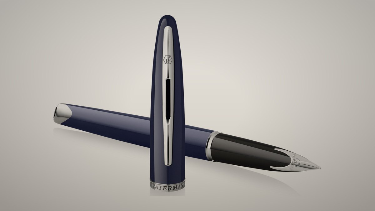Waterman Carène Blue Lacquer Fountain Pen