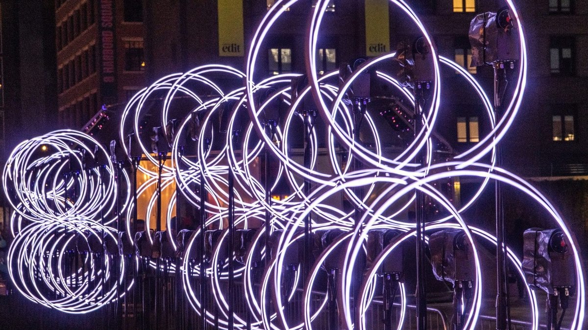 Winter Lights at Canary Wharf