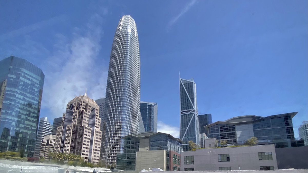 Salesforce Tower rising above the San Francisco skyline