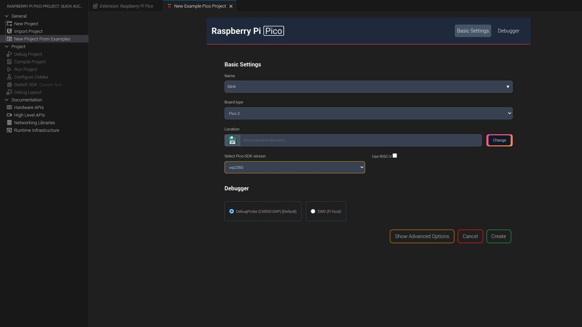 Raspberry Pi Pico VS Code Extension